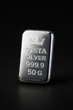 شمش نقره 50 گرمی