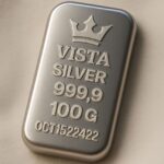 شمش نقره 100 گرمی