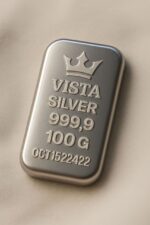 شمش نقره 100 گرمی