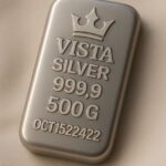 شمش نقره 500 گرمی ویستا