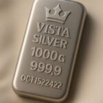 شمش نقره 1000 گرمی ویستا