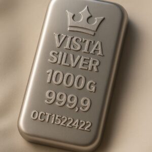 شمش نقره 1000 گرمی ویستا