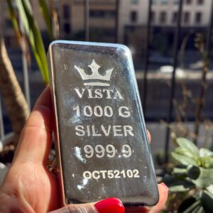 شمش نقره 1000 گرمی ویستا