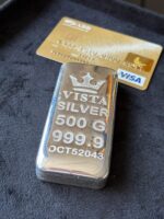 شمش نقره 500 گرمی ویستا