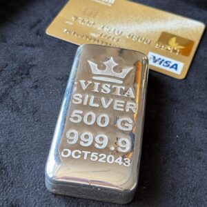 شمش نقره 500 گرمی ویستا